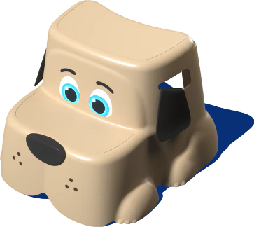 Potty Pet Dog Kid's Stool