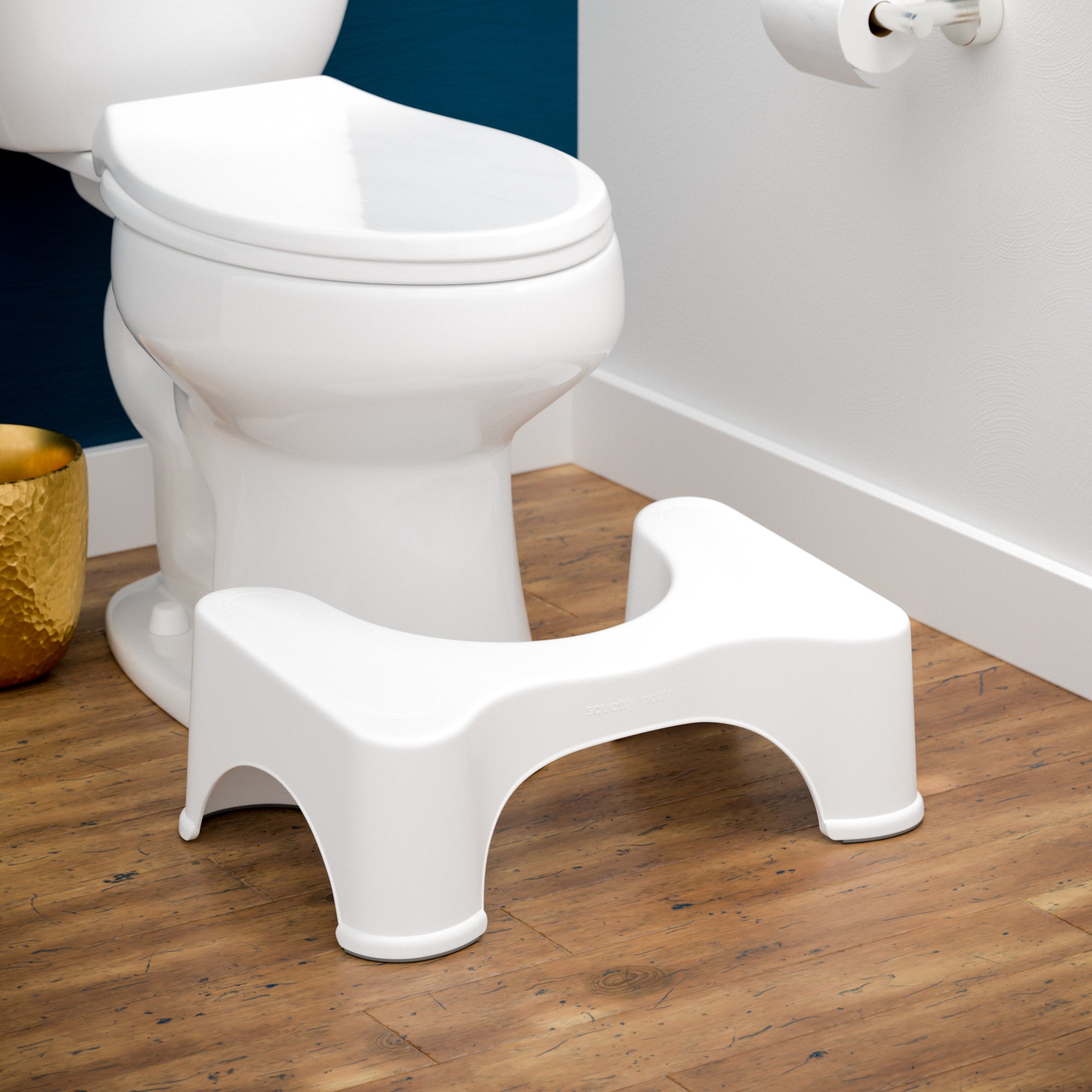 Squatty Potty The Original Bathroom Toilet Stool, Curve Lightweight with  Sleek and Modern Design, Gray, No Flavor, 7
